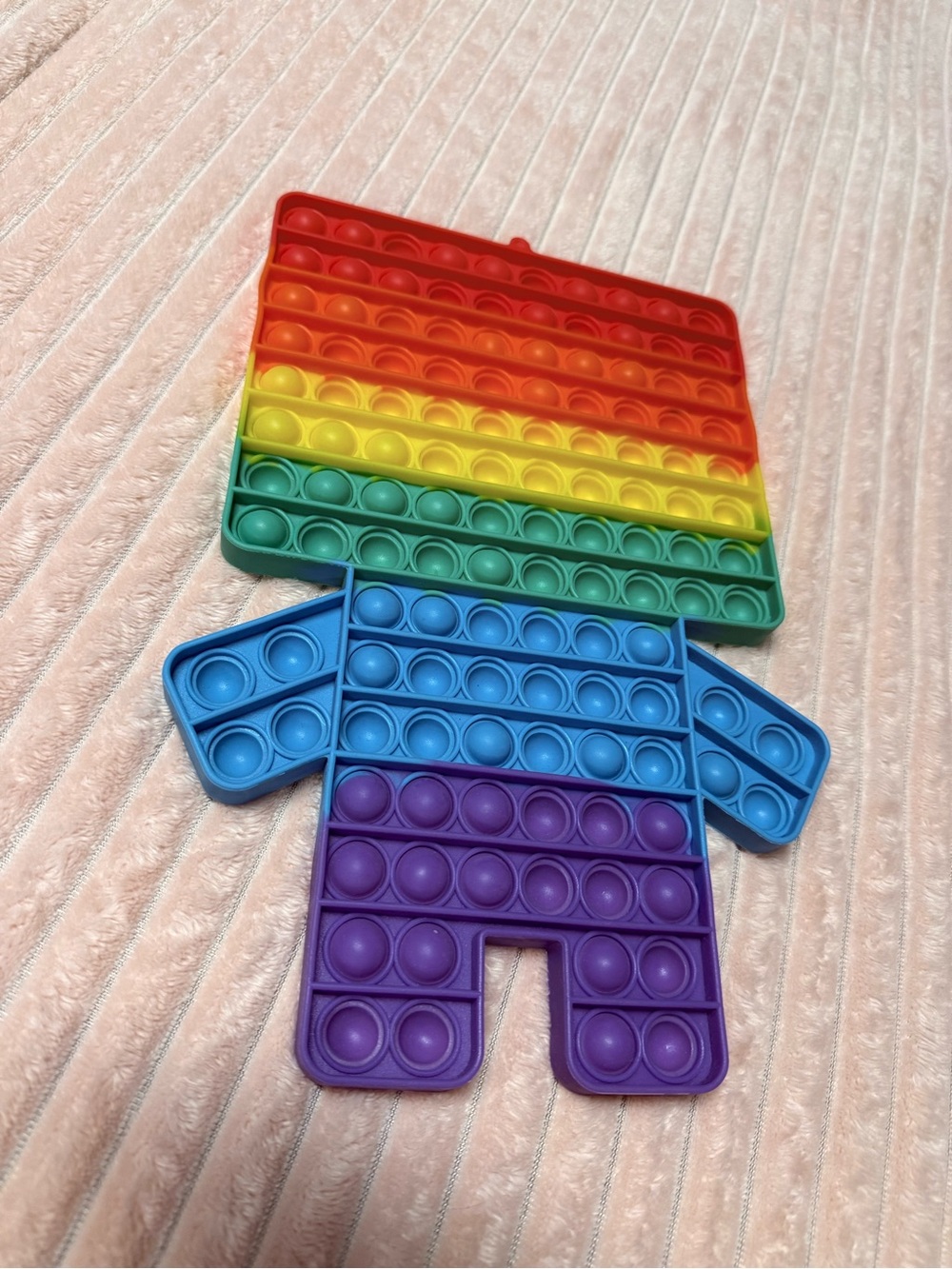 Rainbow & Purple Kids Pop-It Sensory Toy Set